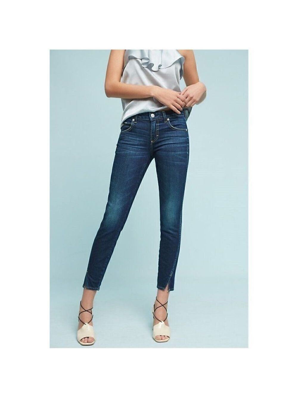 Amo | Twist Mid-Rise Skinny Cropped Jeans